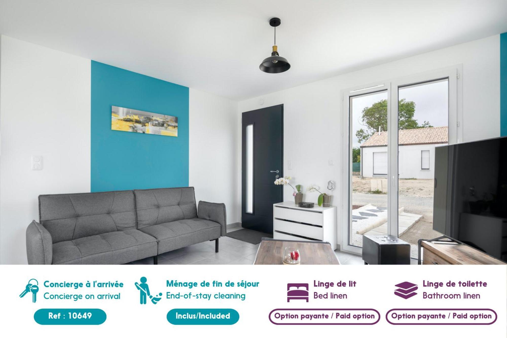 Maison Moderne Pour 7 Personnes A Saint-Michel-Chef-Chef Exterior foto
